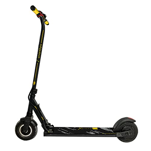 SmartGyro Xtreme XD - Patín eléctrico para niños y jóvenes, ruedas 8", 3 velocidades, plegable, ligero, manejable, autonomía de 18 Km, batería litio, freno eléctrico, Scooter, luces traserasn, Negro