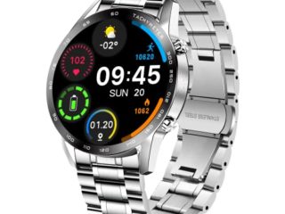 Smartwatch, Reloj Inteligente Hombre, Impermeable IP67 Reloj Deportivo con Llamada, Pulsómetro, Monitor de Sueño y 8 Modos de Ejercicio, Smartwatch Hombre para Android e iOS