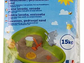 Smoby- Bolsa de Arena Fina de 15kg, Lavada y Seca, Ideal para Areneros, para Niños a Partir de 2 Años, 31000