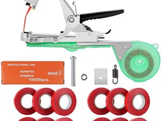 Smyidel Maquina para Atar Plantas, Herramienta de Cinta de Jardín para Atar Ramas de Plantas, Atadora Agricola para Atadora de Tomates, para Viñedo Pepino UVA Fruta Flores Vegetales,Jardín Tape Tool