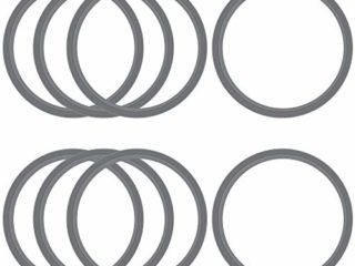 SNAGAROG 8 piezas de repuesto, junta de goma anillo de junta en forma de O, tapa resellable y almohadillas de engranajes y amortiguadores serie 900 W, kit de accesorios de repuesto, plateado