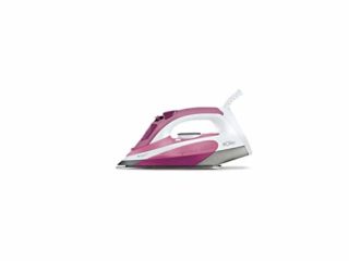 Solac PV2006 New Optima-Plancha 2400W, cerámica, antical, Golpe 120, Vapor Continuo 30 g/min, Sistema autolimpieza, Mango ergonómico Soft Touch, Multicolor