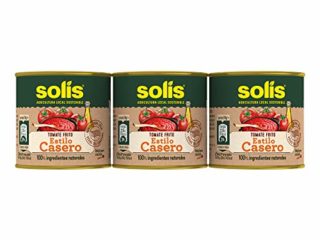Solís Tomate Frito Estílo Casero - Paquete de 6 x 3 latas de 100 gr - Total: 1.8 kg