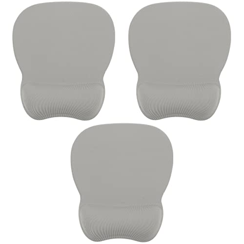 SOLUSTRE Cojín de La Memoria del Teclado Cojín de Memoria No Deslizamiento Teclado Y Ratón Rest Rest Soporte Mat Mat Comfy Comfy Memoria Soft Soft Espuma PADDIENTO DE Gel Gel 3 UNIDS