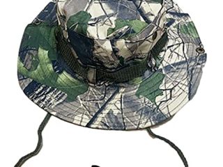 Sombrero de Pescador Camuflaje Plegable, Gorro de Sol para Aire Libre Caza Viaje Pesca, Sombrero de Militar de Algodón para Climb Camping (59, SFM-1-2)