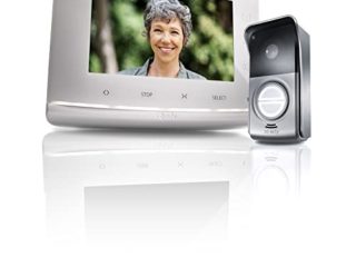 Somfy 2401547 V300-Videoportero con Pantalla de 7 Pulgadas, Blanco y Negro