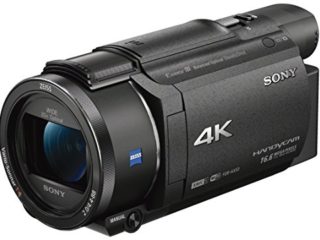 Sony Handycam FDR-AX53 - Videocámara (pantalla de 3", con grabación 4K Ultra HD, lente Zeiss Vario-Sonnar de 26,8 mm, zoom óptico de 20x)
