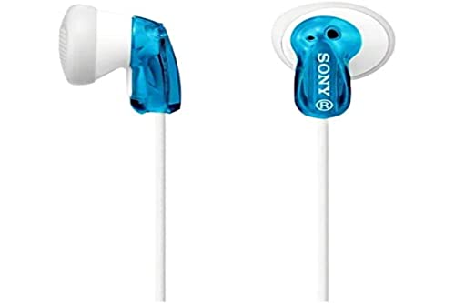 Sony Mdre9Lpl - Auriculares de Botón, Blanco y Azul, 5