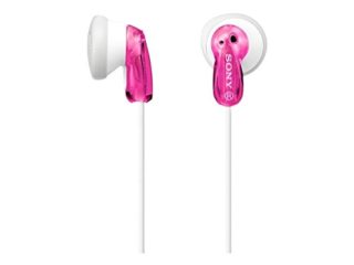 Sony MDRE9LPP - Auriculares de botón, Blanco y Rosa, 5