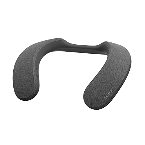 Sony SRS-NS7 Altavoz Estilo Neckband con Bluetooth y Sonido Dolby Atmos Envolvente, Transmisor Incluido, Negro
