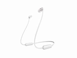 Sony WI-C310 Auriculares intrauditivos inalámbricos Bluetooth con micrófono/control remoto, plateado/blanco (renovado)