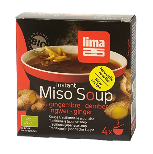 Sopa Miso Instantánea de Jengibre Lima 60g