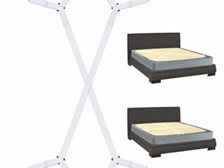 Sopito Cama Sujetadores de sábanas, 2 Piezas Ajustable Largo Correas del Soporte de la sábana Tarea Pesada Cama Sábana Pinzas, Blanco