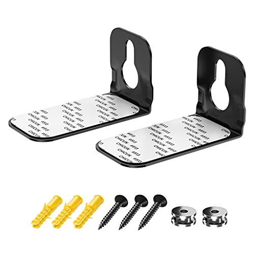 Soporte de pared universal compatible con LG/Samsung/Vizio/Bose/JBL/TCL/Polk/Insignia/Sony/Klipsch Soundbar y más (no compatible con Yamaha Soundbar), incluye kit de montaje
