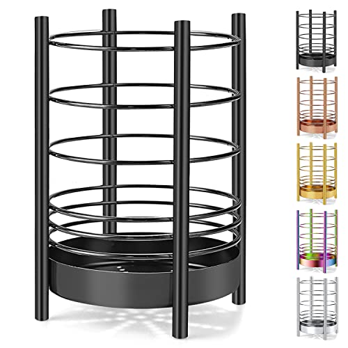 Soporte Negro Para Utensilios De Cocina Para Mostrador De Cocina, Utensilios De Acero Inoxidable, Organizador De Almacenamiento De Utensilios Con Revestimiento De Titanio Negro (Negro / 7.4''x5.2 '')