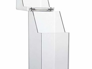Soporte para brochas de maquillaje a prueba de polvo, organizador de brochas de acrílico transparente, organizador de brochas con tapa, contenedores de brochas de maquillaje para baño