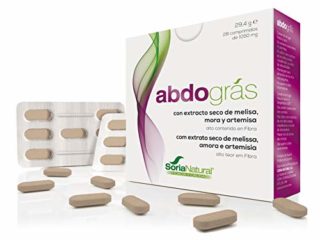 Soria Natural - ABDOGRAS - Reductor de grasa abdominal - Mejora el metabolismo - 28 comprimidos - Alto contenido de fibra