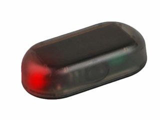Sortim Nuevo Alarma de Coche Luz LED, Falso Bombillas Seguridad Aviso Imitación Sistema Intermitente Luz, Aviso Robo Dispositivo Intermitente - Luz Roja, 1