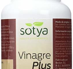 Sotya Health Supplements, Vinagre Plus, 100 Cápsulas, 55 g