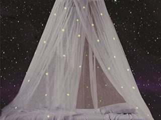 South To East - Dosel de Cama con Estrellas Fluorescentes Que Brillan en la Oscuridad, bebés, niños, niñas, Hijos e Hijas Dosel de Galaxia para Cuna o Cama de niño o de niña.