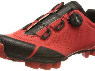 Spiuk Sportline Zapatilla MTB ALDAPA, Adultos Unisex, Rojo Mate, T. 44