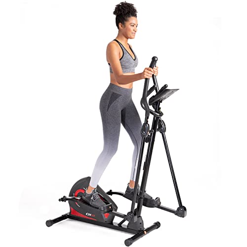 Sportstech CX608 Bicicleta Elíptica para Casa | Marca de Calidad Alemana | Video Eventos, App Multijugador & Consola Bluetooth | Elíptica con Cinturón de Pulso | Entrenamiento | Soporte para Tablet