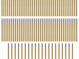 Spring Test Probe Pin, 100pcs Spring Test Probe Pogo Pin Computer Machining Spring Test Probe para Prueba