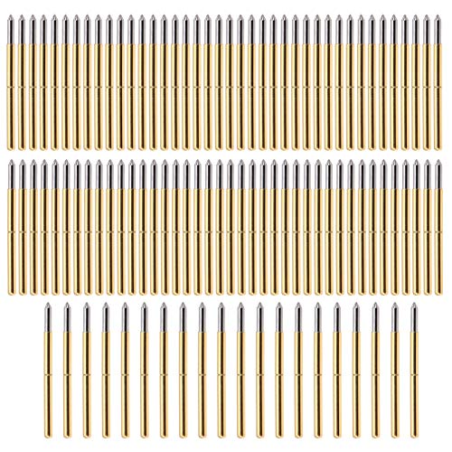 Spring Test Probe Pin, 100pcs Spring Test Probe Pogo Pin Computer Machining Spring Test Probe para Prueba