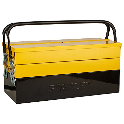 STANLEY 1-94-738 - Caja de herramientas metálica, 50.5 x 24.5 x 25 cm