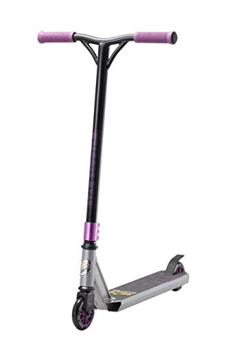 STAR SCOOTER Patinete Patineta Scooter Freestyle Stuntscooter para niños y niñas a Partir de 7 años y Adultos | 100 mm Edición Entrada | Gris
