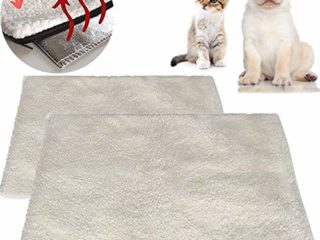 STARPIA 2 Piezas Mantas Autocalentables para Gatos Perros 60x45 cm Manta Térmica para Gatos Perros, Cojín de Calor sin Electricidad y Baterías