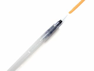 Stationery Island pincel acuarela Pincel de Agua con Punta Redonda Mediana – 1 Pincel de Agua Rellenable