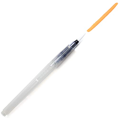Stationery Island pincel acuarela Pincel de Agua con Punta Redonda Mediana – 1 Pincel de Agua Rellenable