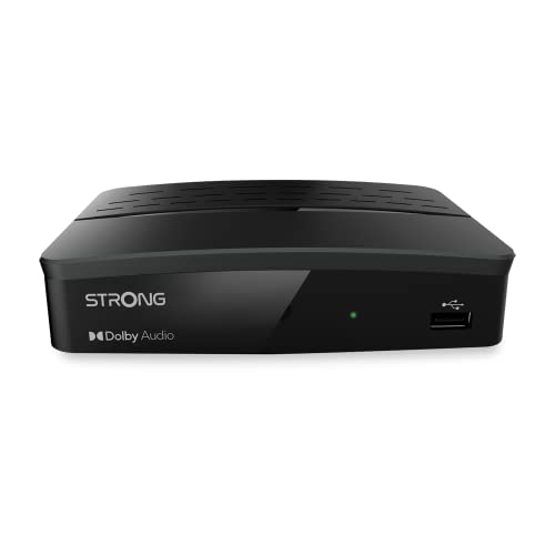 Strong SRT 8209 Receptor Digital terrestre HD (DVB-T2, HDMI, USB Grabador, SCART, HEVC) Negro