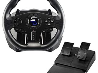 Subsonic - Superdrive, Volante De Carreras Sv750 Con Pedal, Cambio Y Vibración, Xbox Serie X/S, Ps4, Xbox One, Switch, Pc (Programable Para Todos Los Juegos), Xbox Series X