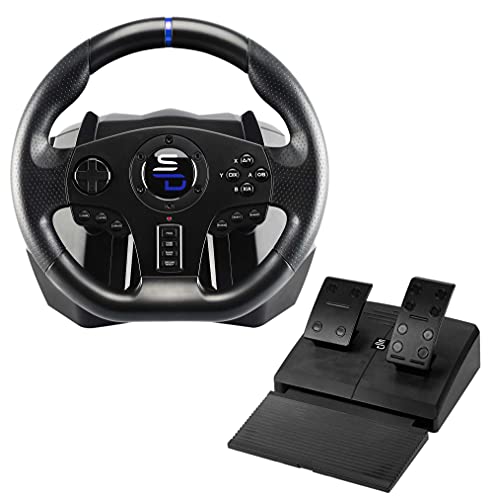 Subsonic - Superdrive, Volante De Carreras Sv750 Con Pedal, Cambio Y Vibración, Xbox Serie X/S, Ps4, Xbox One, Switch, Pc (Programable Para Todos Los Juegos), Xbox Series X