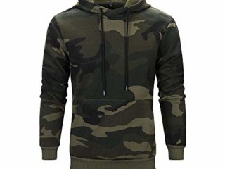 Sudaderas con Capucha para Hombre Camuflaje Jersey Ciclismo Suéter Manga Larga Hombre Ropa de Deporte Hoodie Chándal con Cordón Hombre riou