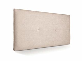 SUENOSZZZ - Cabecero de Madera Jazmin, tapizado Acolchado, en Tela Rio5 Color Beige Cabeceros Madera para Dormitorio | Cama Matrimonio | Cama Juvenil | Camas de 105 cm, 90 cm, 80 cm