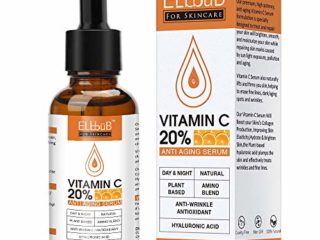 Suero de Vitamina C para Rostro - Suero Facial Puro con 20% Vitamina C, ácido hialurónico, Vitamina B para Suero Anti edad para Rostro, Cuello y Contorno de Ojos