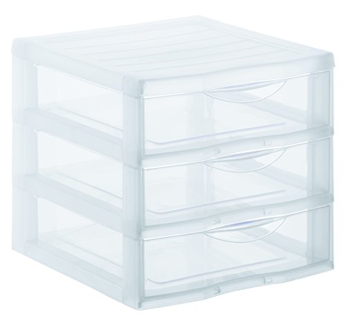 Sundis Orgamix A4 3 cajones Transparente