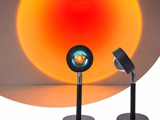 Sunset Lamp, Sunset Projection Lamp,Sunset Lamp,Sunset Sunset Lamp,USB LED Proyector Luz Proyector Luces Proyector Rotación 180° Visual Romántica Ambiente Iluminación Dormitorio Decoración