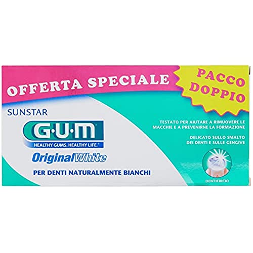 SUNSTAR IBERIA GUM Original White Pack Pasta Dentífrica