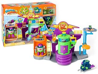 SUPERTHINGS RIVALS OF KABOOM SuperZings - Laboratorio Kazoom Lab Battle (PSZSP112IN10) con Figuras de Enigma y Profesor K