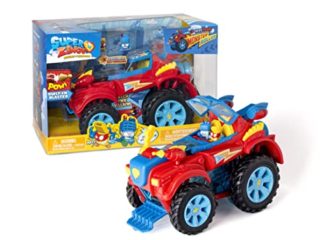 SuperZings - Playset Camión Villano (PSZSD112IN30) con Vehículo y 2 Figuras Coleccionables + PlaySet Héroe Truck (PSZSP112IN20) con Vehículo y 2 Figuras Especiales