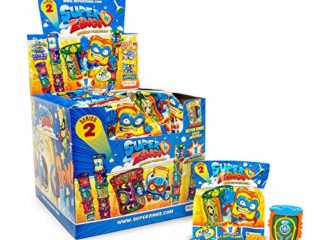 SuperZings - Serie 2 - Display de 24 Guaridas, con 1 Guaridad y 1 Figura en Cada sobre (MBXPSZ2D824IN00)