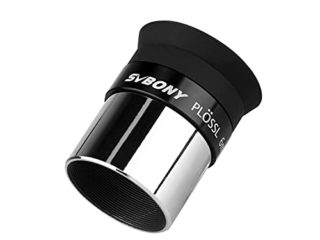 Svbony SV131 Ocular Plossl, Ocular Telescopio, Filtro de 1,25 Pulgadas, Roscado, Campo de Visión 48 Grados, Ocular Plossl 6 mm para Ver el Planeta
