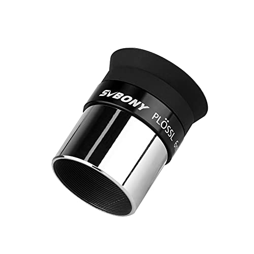 Svbony SV131 Ocular Plossl, Ocular Telescopio, Filtro de 1,25 Pulgadas, Roscado, Campo de Visión 48 Grados, Ocular Plossl 6 mm para Ver el Planeta