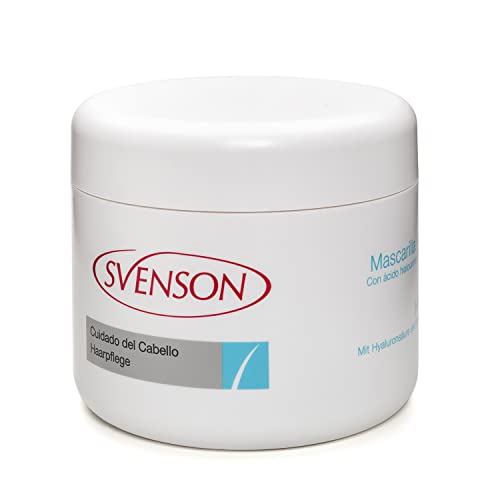 Svenson | Mascarilla Hidratante con Ácido Hialurónico y Creatina | Fortalece y Nutre el Pelo | Recupera la Hidratación y Elasticidad Natural | Protege del Sol, Cloro y Mar | Cabellos Rizados | 150 ml