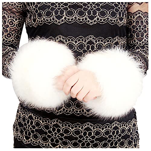 SwirlColor Banda de muñeca de piel sintética suave para mujer blanco