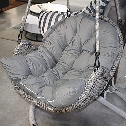 SXJXJXR Cojín Colgante para Silla con Forma De Huevo, Cojín para Columpio para Interior/Exterior, Cojines para Asiento De Hamaca Cómodos, Cojín para Silla Tipo Cesta para Patio Y Jardín